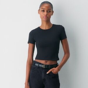 WILFRED FREE Crop Top Tee *black*